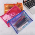 thumbnail image 4 of Bolsa de malla de nailon con cremallera Sinzip multicolor A5 (25 x 18 cm) x 12, 4 of 7