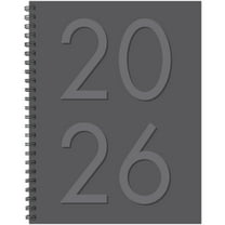Charcoal 2026 8.5" x 11" Weekly Monthly Softcover Planner