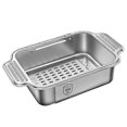 thumbnail image 1 of Stainless Steel Dish Drain Rack Expandable Sink Drain Rack Kitchen Drain Basket Portable Dish Drainer Cutlery Rack, 1 of 5