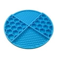 thumbnail image 1 of Methold Alfombrilla de alimentación Licky Pad Comer lentamente Alimentador de cachorros multicolor Lavable Resistencia al desgaste Suministros para perros Azul, 1 of 6
