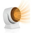 thumbnail image 1 of Mini calentador de 800 W, mini calentador de ventilador de ahorro de energía con calentamiento rápido 3S, calentador de espacio económico silencioso, calentador de espacio pequeño con termostato de of, 1 of 5