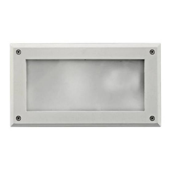 Dabmar Lighting FG2000-L9-65K-W 85V-265V G24 LED 9W 65K Fiberglass Open Face Step Light, White