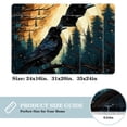 thumbnail image 2 of Crow Polyester Non-Slip Machine Washable Indoor Mat Office Mat Kitchen Rugs, 2 of 6