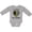 AC-Heather Grey, variant on Inktastic Dispatcher Daddy Gold Line Emergency Boys or Girls Long Sleeve Baby Bodysuit