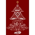 thumbnail image 2 of Women's Nerf Nerf Christmas Tree Graphic Tee Red X Large, 2 of 4