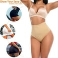 thumbnail image 6 of FITVALEN Sexy Thong Panty Seamless Basic Every-Day Tummy Control Shapewear Slimmer Waist Cincher Girdle Body Shaper Brief, 6 of 6