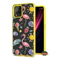 thumbnail image 2 of Designed for Samsung Galaxy A15 5G Fashion Pattern Design Shockproof Protection TPU Frame and Hard PC Back Slim Fit Phone Case Cover [Flamingo], 2 of 7