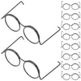 thumbnail image 4 of BRIGHTFUFU 20 piezas muñeca gafas vestido de muñeca Mini gafas gafas en miniatura Mini accesorios para la casa, 4 of 8