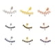 thumbnail image 2 of Qarigey Pendientes de 5 piezas, accesorios de joyería con pasador chapado en el cuerpo, recuerdos de fiesta de moda Tragus para mujeres y niñas tipo 1 Ropa, zapatos y accesorios Miscelánea tipo 6 Qarigey AP009682-06B, 2 of 6
