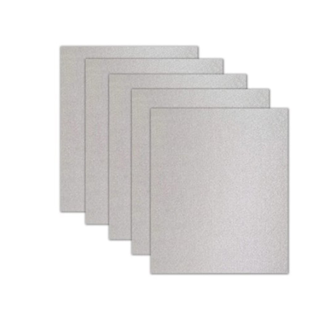 5 Pcs Pièces de Four à Micro-Ondes Mica Tranche Accessoires d'Isolation Super Thermique, Couvercle de Guide d'Ondes