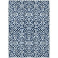 thumbnail image 2 of Addison Rugs Chantille Indoor/Outdoor Traditional Damask Navy Washable Rectangle Rug, 2'6" x 3'10", 2 of 6