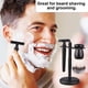 thumbnail image 4 of Juego de afeitado premium para hombre: navaja, cepillo y soporte elegante en color negro., 4 of 6