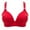 Red, variant on Blczomt Push Up Womens Bra Front Closure Pink Comfort No Underwire Everyday Bras