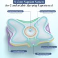 thumbnail image 2 of Almohada cervical SHJADE de espuma viscoelástica ortopédica ajustable, 2 of 6