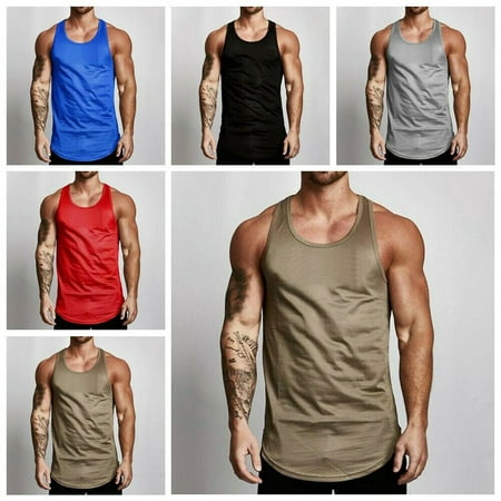 SUNSIOM Fashion Mens Fitness Activewear Tops Casual T-Shirt Bodybuilding Muscle Tee (Best Shirt To Wear Under Ballistic Vest)