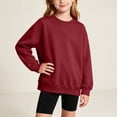 thumbnail image 2 of FAIWAD Sweatshirts for Kids Cotton Long Sleeve Crewneck Pullover Tops Boys Girls Casual School Oversized Clothes, 2 of 9