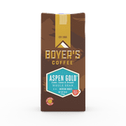 Boyer's Coffee Aspen Gold Coffee, Whole Bean Coffee, Medium Roast, 28 oz, Caffeinated