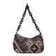 thumbnail image 1 of Bolso Mano Bohemio para Mujer Cadena Gruesa Hippie Gótico para Axila (negro), 1 of 8