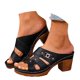 thumbnail image 2 of MKLEKYY Sandalias para Mujer Sandalias Cómodas Con Tacón para Uso Diario, Informales, para Caminar En La Playa, Transpirables, Ligeras, Con Punta Abierta, 2 of 4