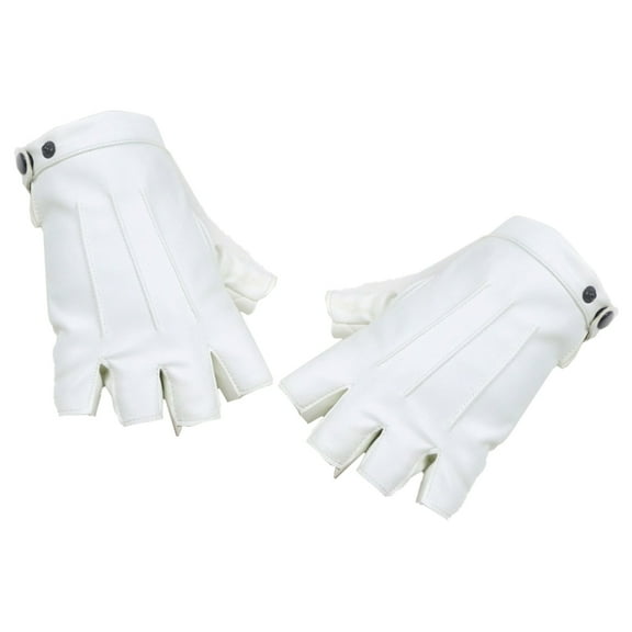 SIEYIO PU Cycling Fingerless Glove Outdoor Driving Motorcycle Half Finger Glove