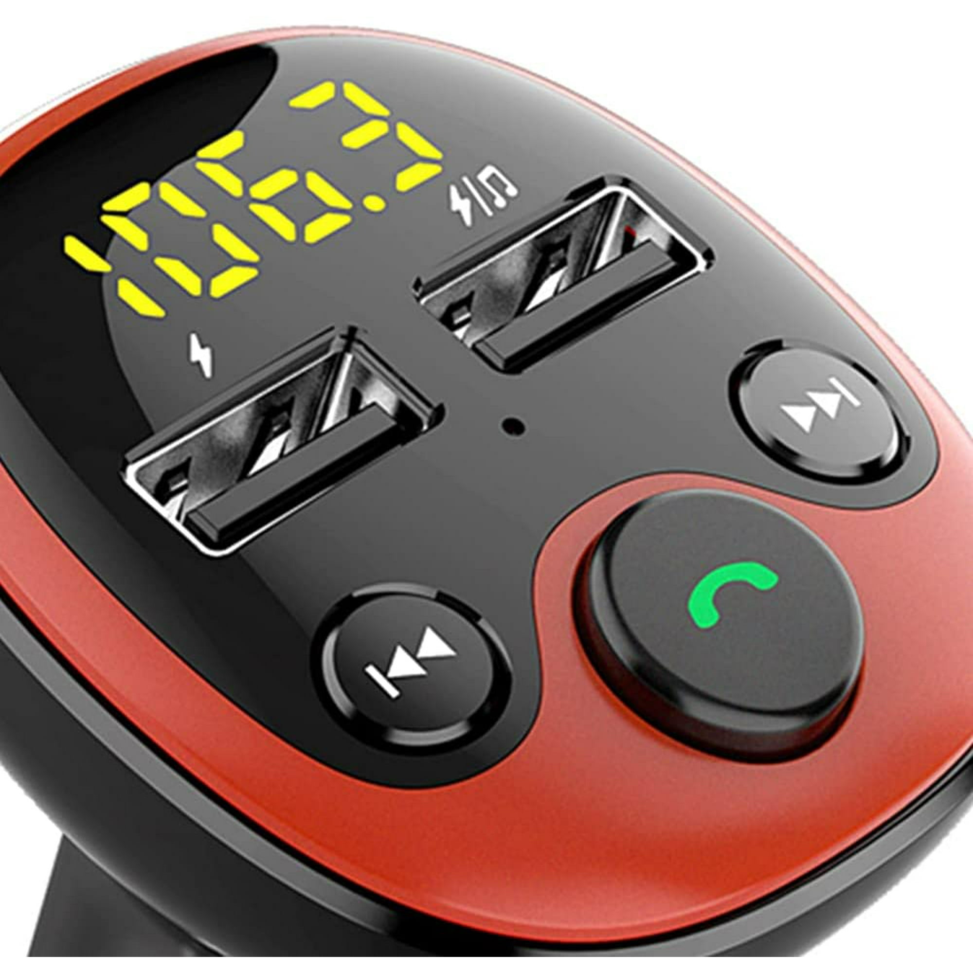 Hama Trasmettitore FM Con Bluetooth - Per Auto, Carica USB 2.1A, Legge MicroSD/USB