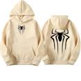 thumbnail image 1 of Sweat à Capuche Imprimé Araignée pour Hommes Pull Décontracté Blouse Mode, 1 of 6