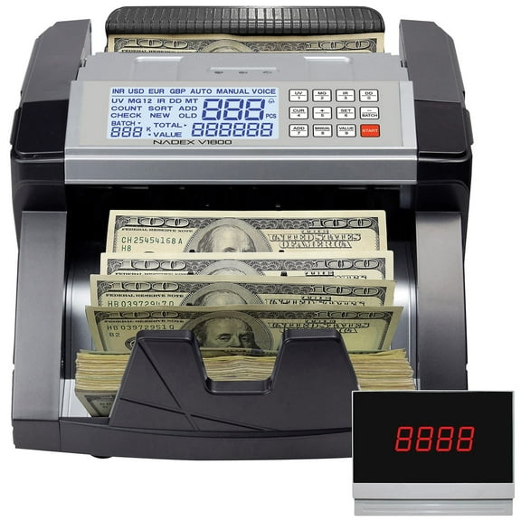 Nadex V1800 Money Counter and Counterfeit Detector