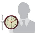 thumbnail image 5 of The Retro Red Wall Clock, 5 of 6