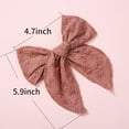 thumbnail image 4 of 2Pcs Hair Pins For Baby Girls Hair Clips Bows Barrette Princess Clip Children Kinder Haar Accessoires Jacquard Hairpin Hairgrip, 4 of 4
