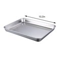thumbnail image 3 of Baking Pan Stainless Steel Tray Cake Oven Tray Toaster Metal Tray, 3 of 4