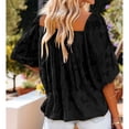 thumbnail image 5 of Top de Escote Cuadrado ANGGREK Floral Negro M, 5 of 5