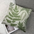 thumbnail image 7 of Acheng Sage Green Throw Pillow Cover Set of 2 Leaves Tropical Plant Leaf Botanical Vintage Floral Pillow Case Soft Standard Pillow Cases Decorative Cushion Cover for Bed 20x20in, 7 of 7