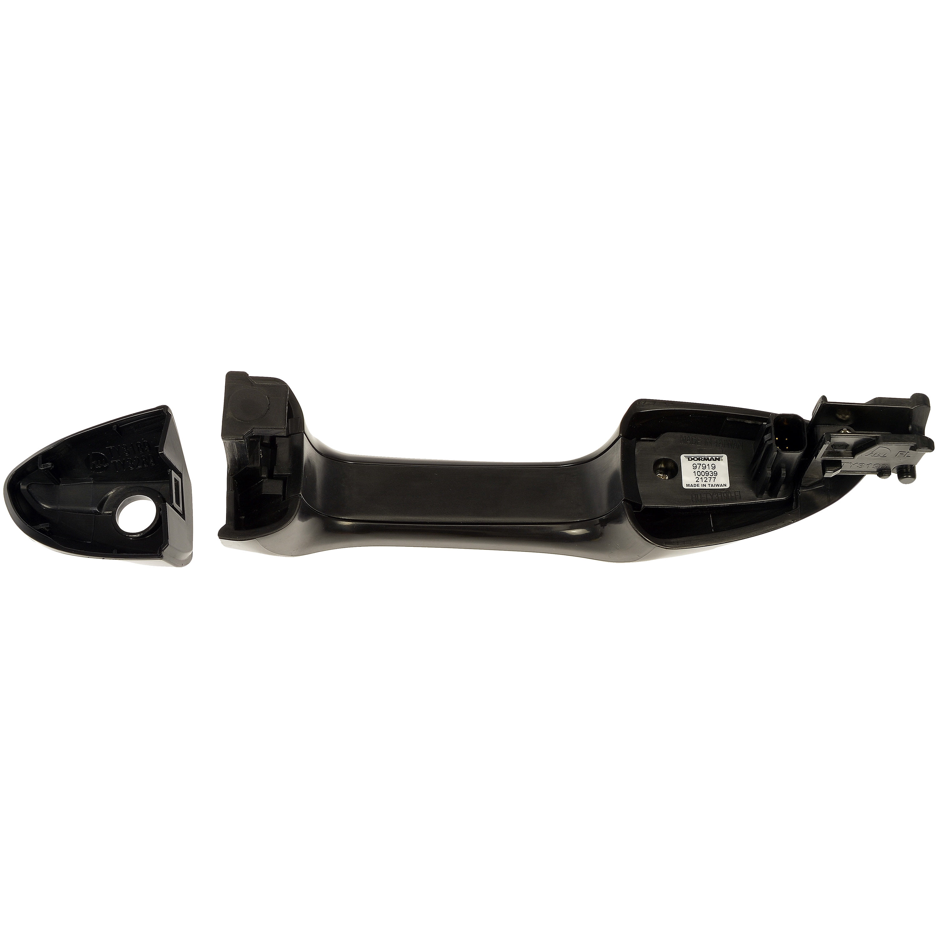 Dorman 97919 Front Driver Side Exterior Door Handle for Specific Toyota Models, Black