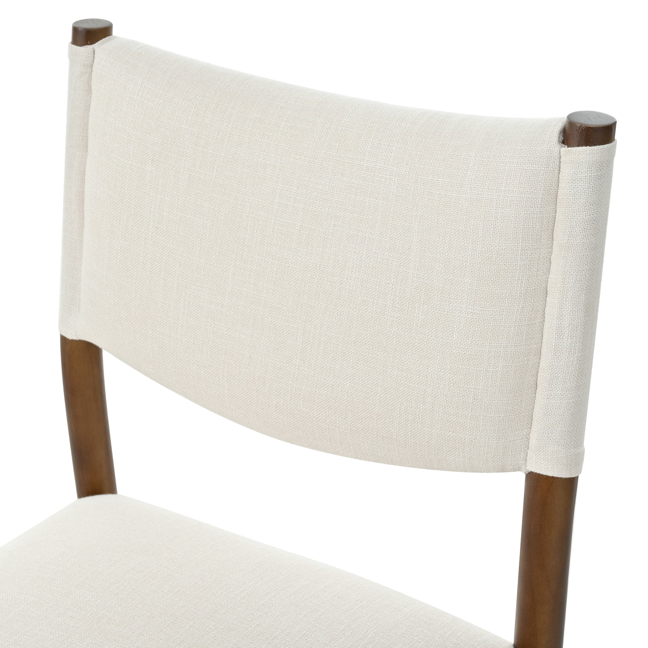 Christopher Knight Home 7-Piece Modern Dining Set for 6, Rectangle Table with Upholstered Chairs, Walnut+Beige