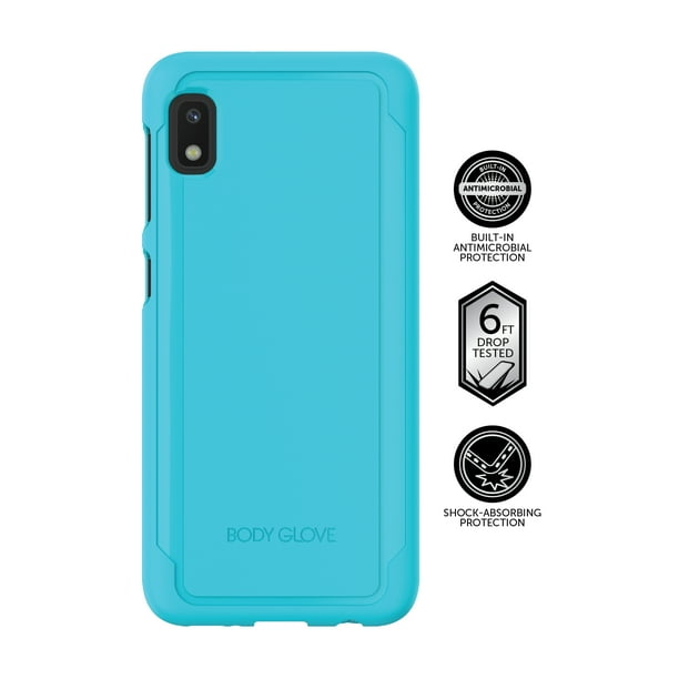 Body Glove Cadence Teal Gel Phone Case with BuiltIn Antimicrobial for