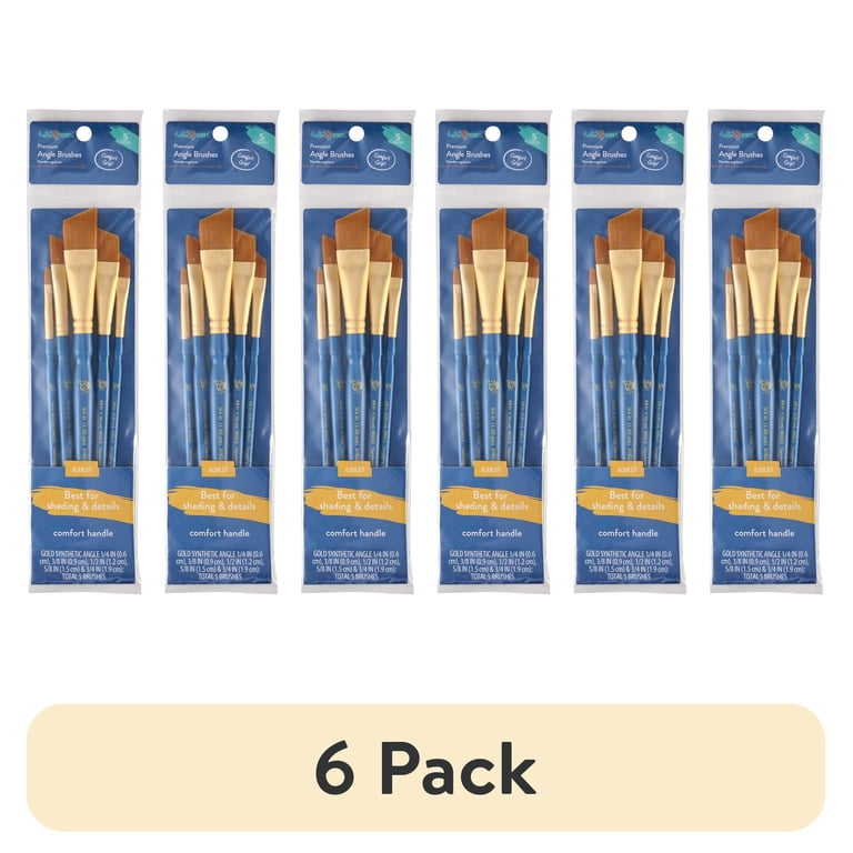 Angle Synthetic Paint Brushes, 30-Piece Set photo 1
