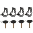 thumbnail image 3 of OUNONA Sturdy Easel Accessories Plastic Desktop Decor Black Abs 1 Set for Students, 3 of 8