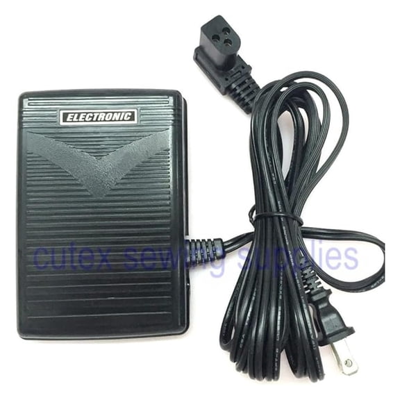 Singer Sewing Machine Foot Pedal #619494-002 - Electric Control for 1000G, 1200, 1800, 2400, 3000 Series, and More - Replacement Part