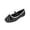 Black, variant on Ballet Flats for Women: Square Toe Mary Jane Flats with Rhinestone Slip-on Dressy Comfortable Casual Ballerina Shoes