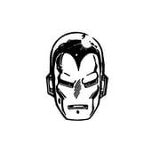 Iron Man Face Rubber Stamp
