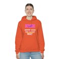 thumbnail image 5 of Bougie Trash Unisex Hooded Sweatshirt Where Classy And Hood Meet, 5 of 9