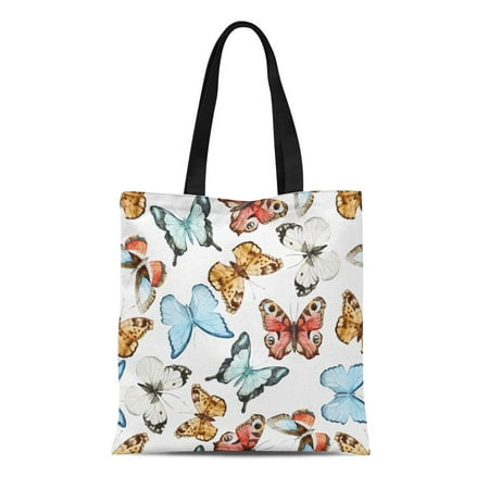 ASHLEIGH - ASHLEIGH Canvas Tote Bag Colorful Pattern Watercolor ...