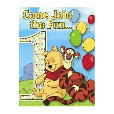 Winnie the Pooh Birthday Invitations