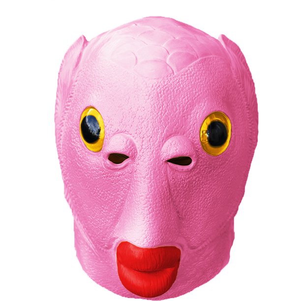 Luckinbaby Luckinbaby Latex Cosplay Festival Party Adult Fish Mask Head Covering Guard Walmart Com Walmart Com