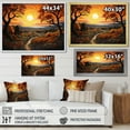 thumbnail image 4 of Designart "Countryside Autumn Orchards Collage" Landscapes Floater Framed Canvas Art Print, 4 of 7