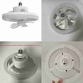 thumbnail image 3 of Ventilador De Techo Incomprable Con Lámpara LED E27 Rotación De 360 ​​​​Con Remoto, 3 Velocidades De Viento, Para Cocina, Sala De Estar 48W, 3 of 6
