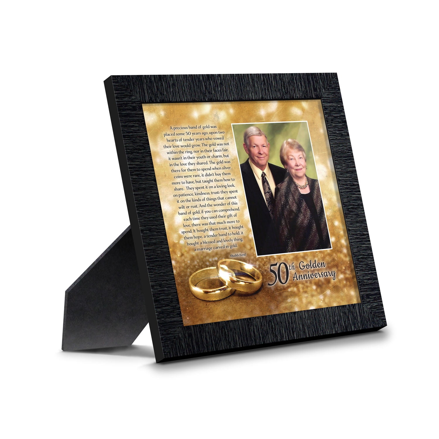 Golden Wedding Anniversary Party Decor 50 Year Golden Anniversary Gift For Couple Personalized 50th Anniversary Sign For Parents