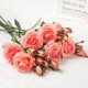 thumbnail image 2 of Brotes artificiales Rosas Flor para arreglos de centros de mesa de ramos de boda DIY UHUSE  Flores artificiales, 2 of 6