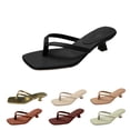 thumbnail image 3 of YOUYEDIAN Womens Orthopedic Sandals Arch Support Flat Wedge Sandals Breathable Non Slip Slip on Orthopedic Slippers Comfort 2026 New Orthopedic Shoes (Gold), 3 of 3