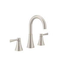 MOEN 84023SRN Ronan 8 in. Widespread 2-Handle Bathroom Faucet in Spot Resist Brushed Nickel (Valve Included)